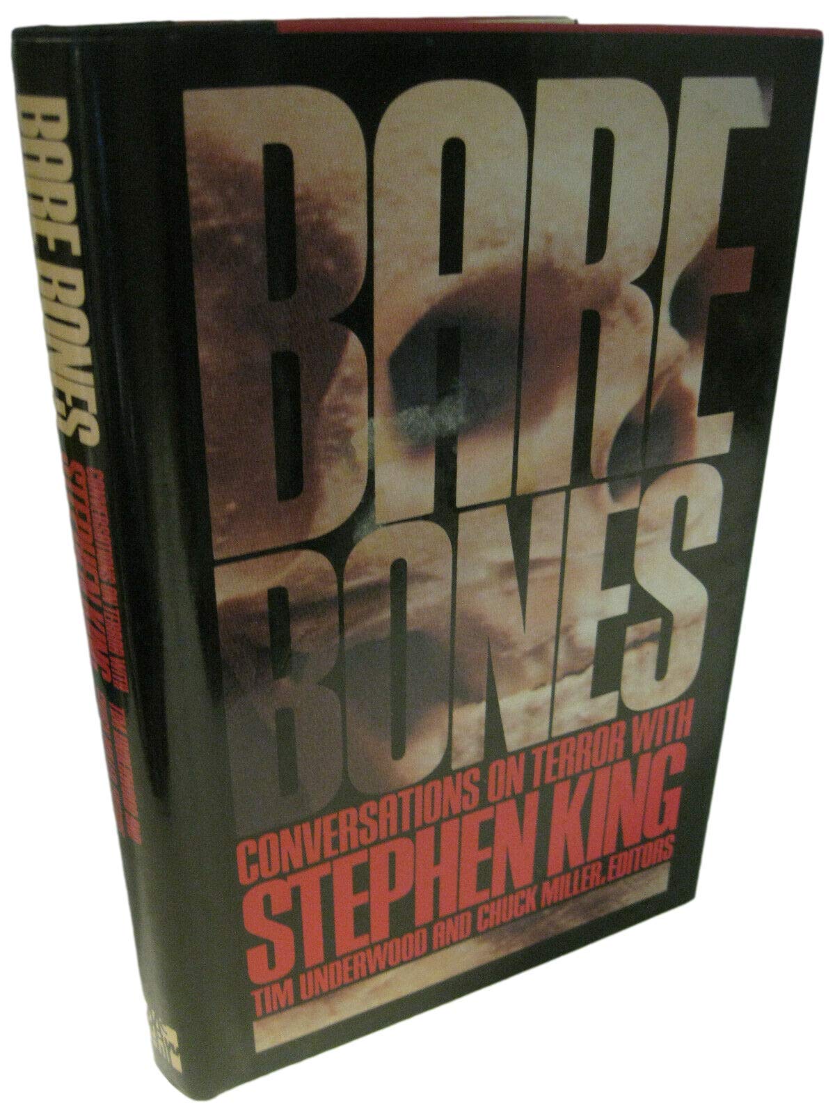 Rare BARE BONES: Conversations on Terror with Stephen King 1st Edition 1988 Hardcover - Collectible Stephen King Book for Horror Fans & Book Collectors - Perfect for Halloween Reading & Literary Collections