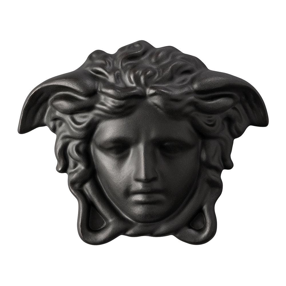 Versace Medusa Black Jewelry Box with Lid - Luxury Gift for Women, Perfect for Storing Rings, Necklaces & Earrings