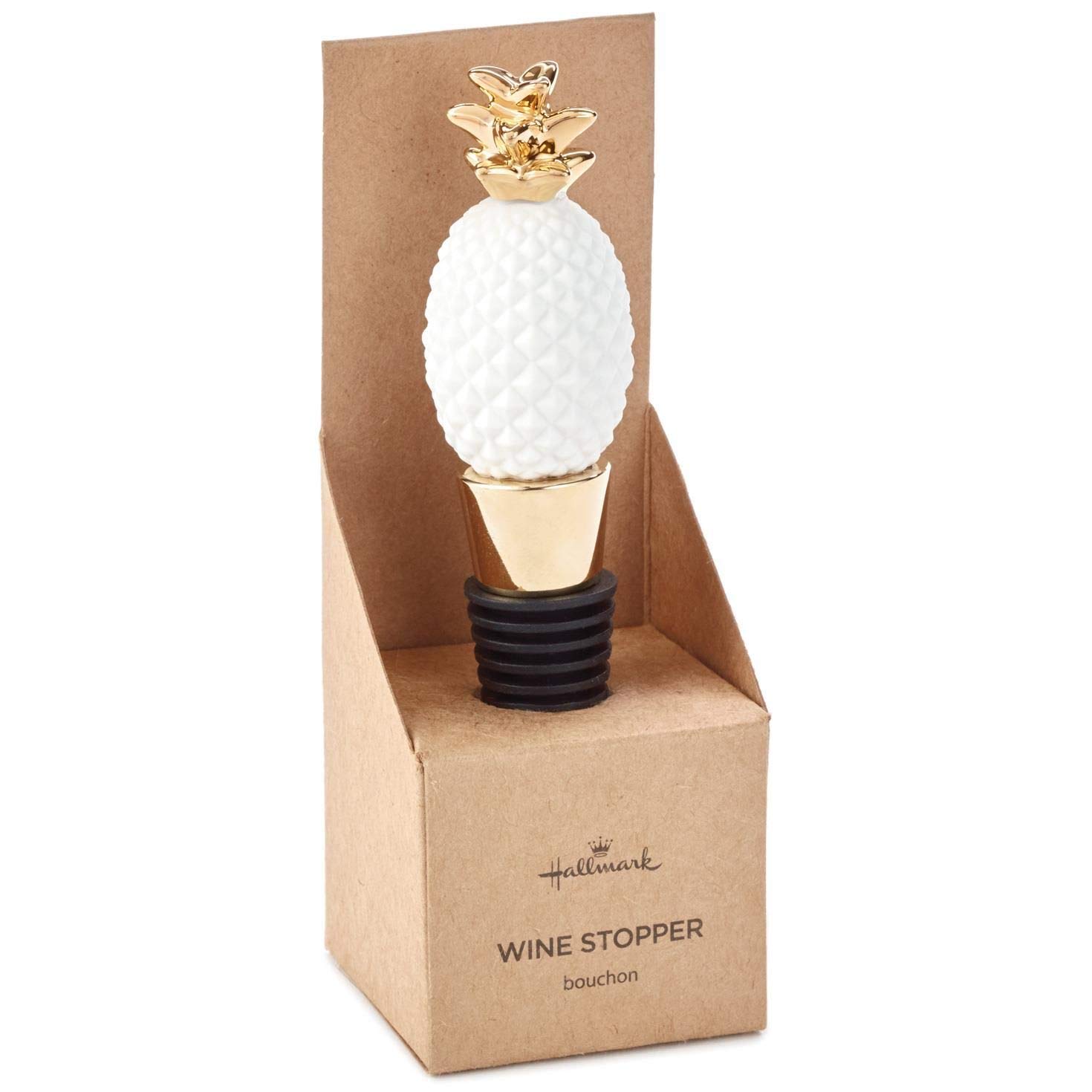 Pineapple-Shaped Wine Bottle Stopper - Elegant Kitchen Accessory for Wine Lovers | Perfect for Parties, Gifts & Home Bar Decor