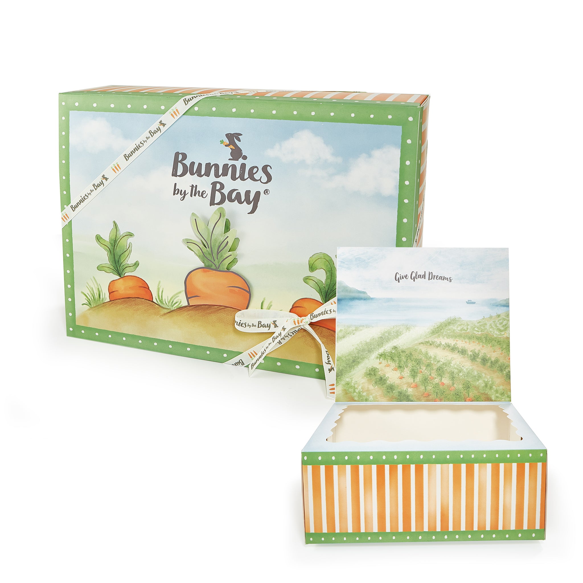 Bunnies Do Delight! Bloom Gift Set in Gray - Perfect for Easter Gifts, Baby Showers & Spring Home Decor
