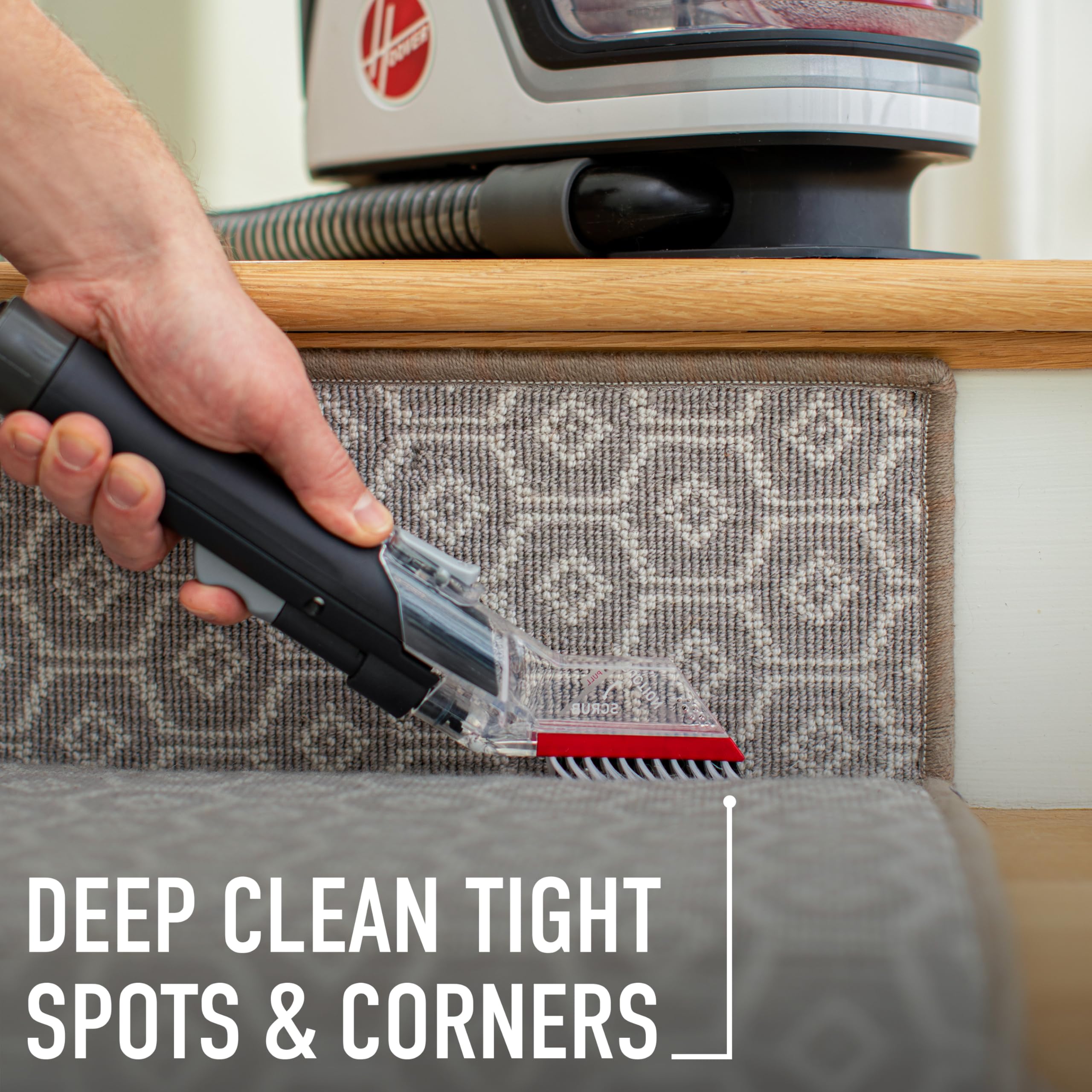 Hoover CleanSlate Plus Portable Carpet & Upholstery Spot Cleaner with Oxy Premixed Solution - FH14050 Carpet Stain Remover & AH30941 Odor Neutralizer for Home, Pet Accidents, and Sofa Cleaning