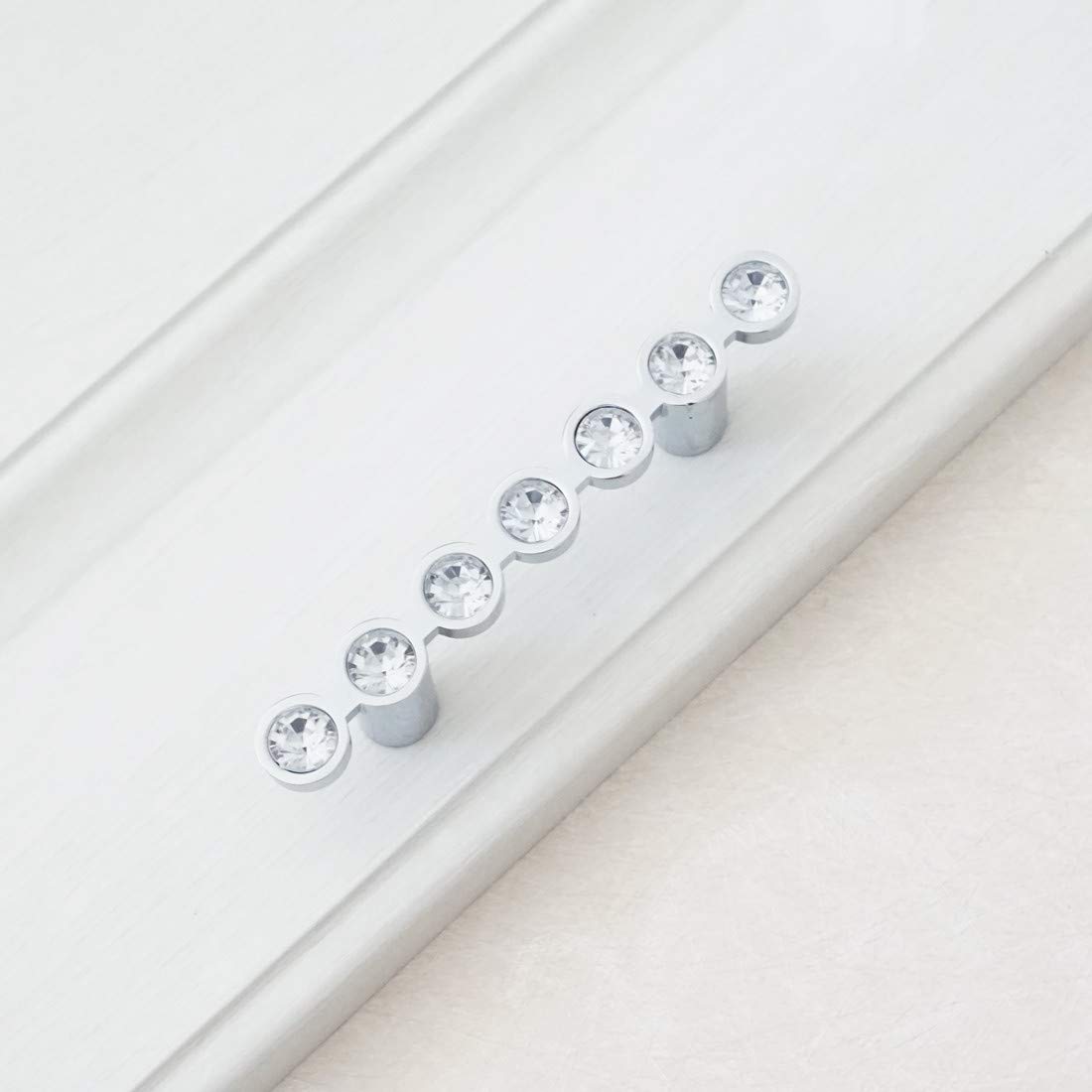 LBFEEL Crystal Glass Dresser Knobs - 2.5