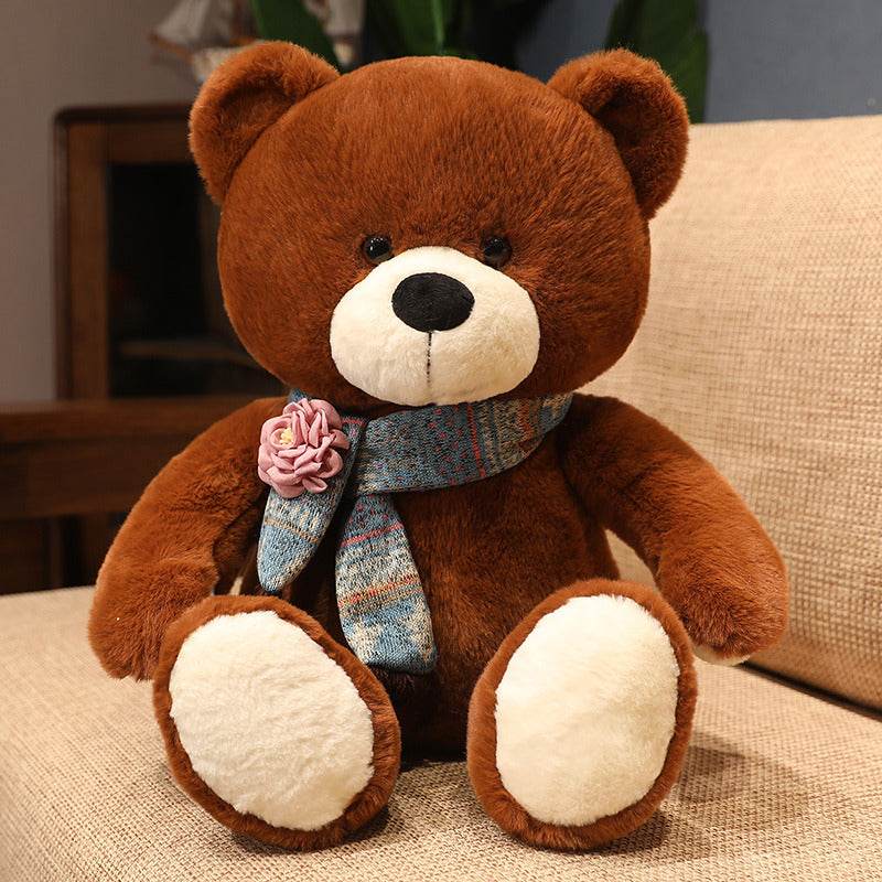 Mr Brown: Giant Cuddly Teddy Bear - Soft Plush Stuffed Animal Toy for Kids, Gifts, Nursery Decor & Bedroom Cuddles (60cm/24in) - Perfect for Birthdays, Valentine's Day & Comforting Hugs
