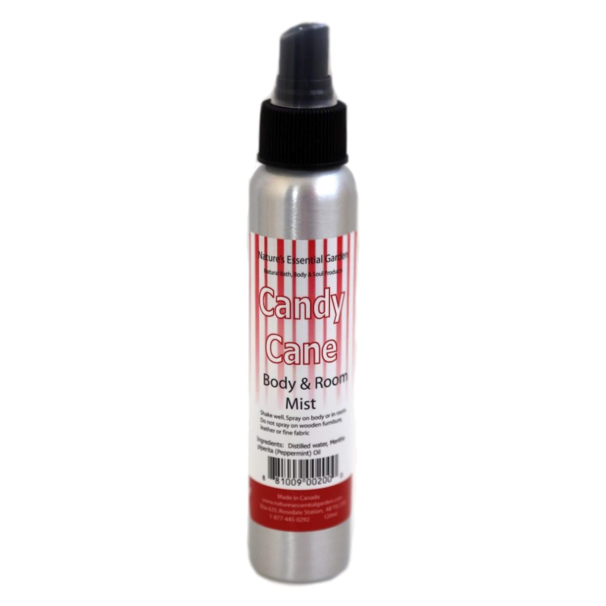 Candy Cane Scented Body & Room Spray - Refreshing Holiday Fragrance for Home, Office & Gifts | Perfect for Christmas Decorations, Parties & Relaxation