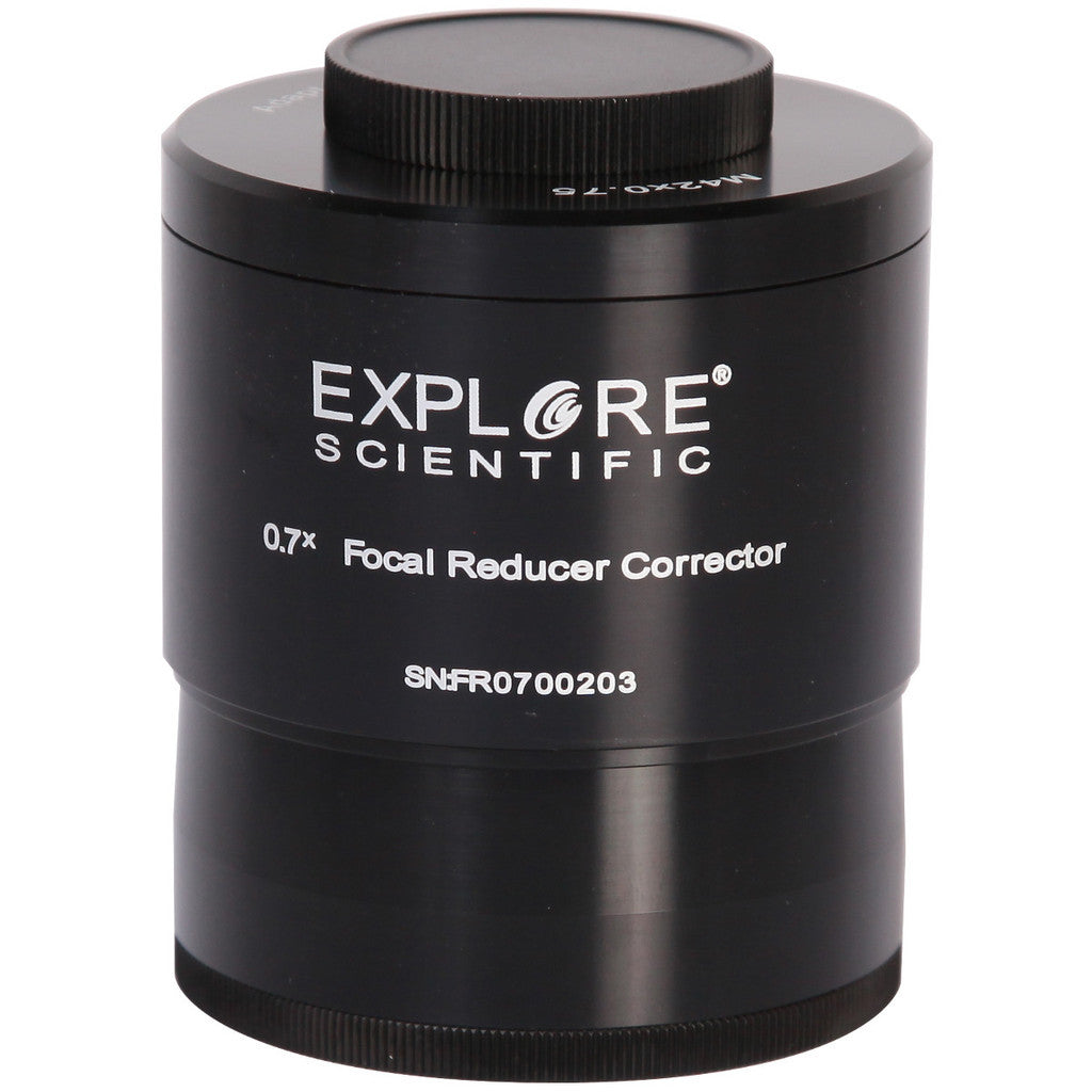 0.7x Focal Reducer & Field Flattener Lens for Astrophotography - FFFR507X 00 - Perfect for Telescopes to Reduce Coma & Distortion in Night Sky Photography