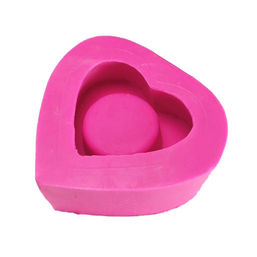 YouMine Silicone Heart Flower Pot Mold - DIY Epoxy Resin, Concrete & Clay Planter for Succulents, Candle Making, Wedding Decorations | Perfect for Home Garden, Craft Projects & Party Favors