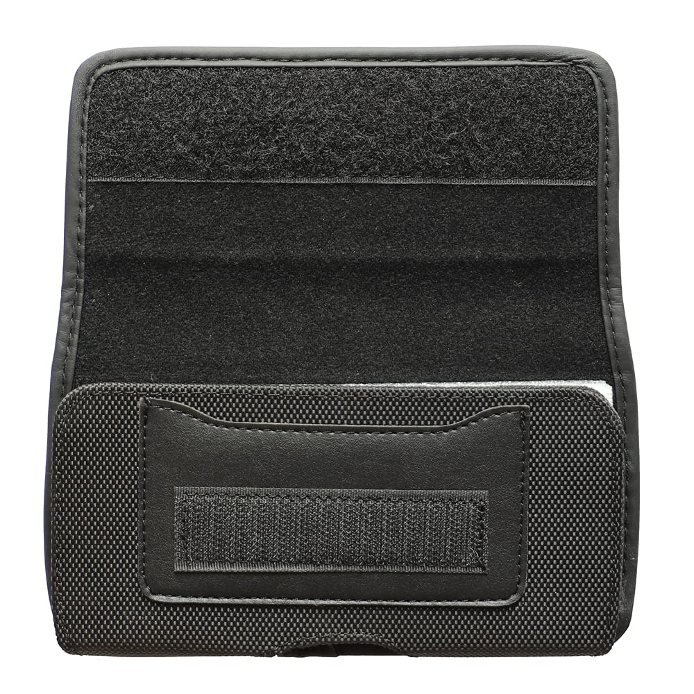 Universal XXL Horizontal Cell Phone Holster with Belt Clip - Compatible with Most Smartphones for Work, Hiking, and Outdoor Activities