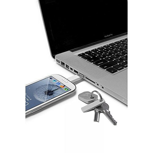 Bluelounge Kii Micro USB Cable - High-Speed Charging & Data Sync for Smartphones, Tablets & More | Durable & Tangle-Free Design | Perfect for Home, Office & Travel Use