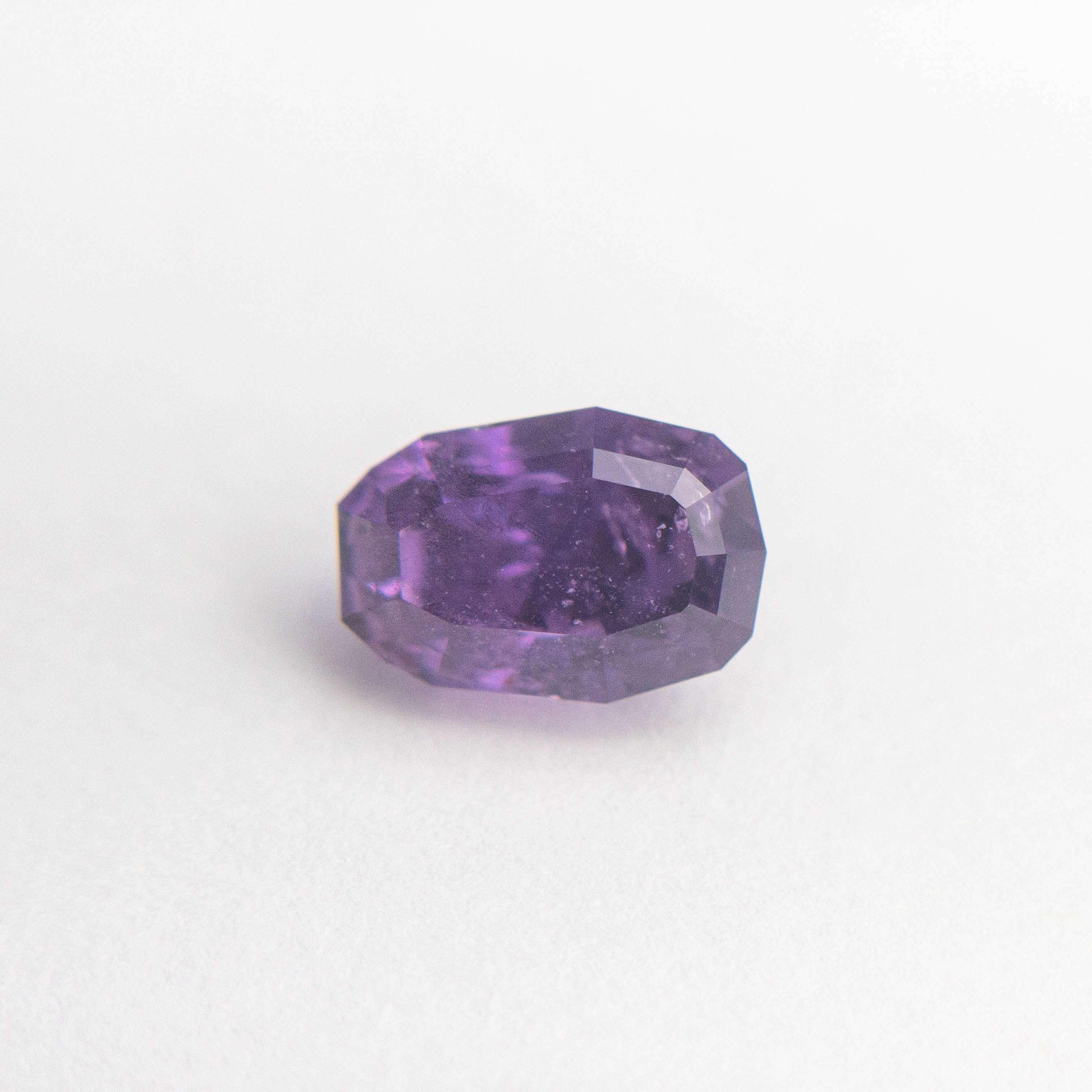 1.45ct Natural Blue Sapphire Gemstone - 7.36x5.13x4.46mm Geometric Step Cut for Jewelry Making, Engagement Rings & Fine Collections