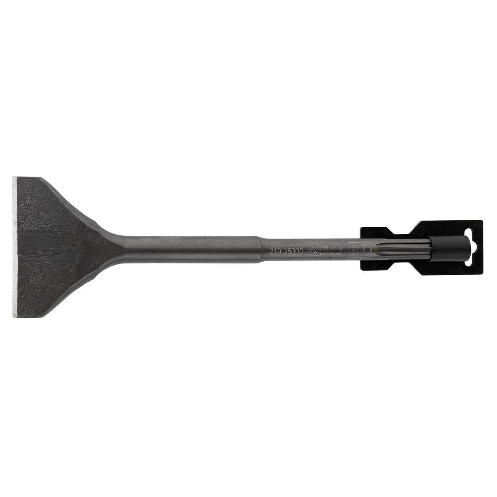 Rennsteig 210 35008 SB SDS-Max Wide Spade Chisel 350mm - Heavy Duty Demolition Chisel for Concrete, Masonry & Construction Work - Perfect for Jackhammers, Demolition Drills & Renovation Projects