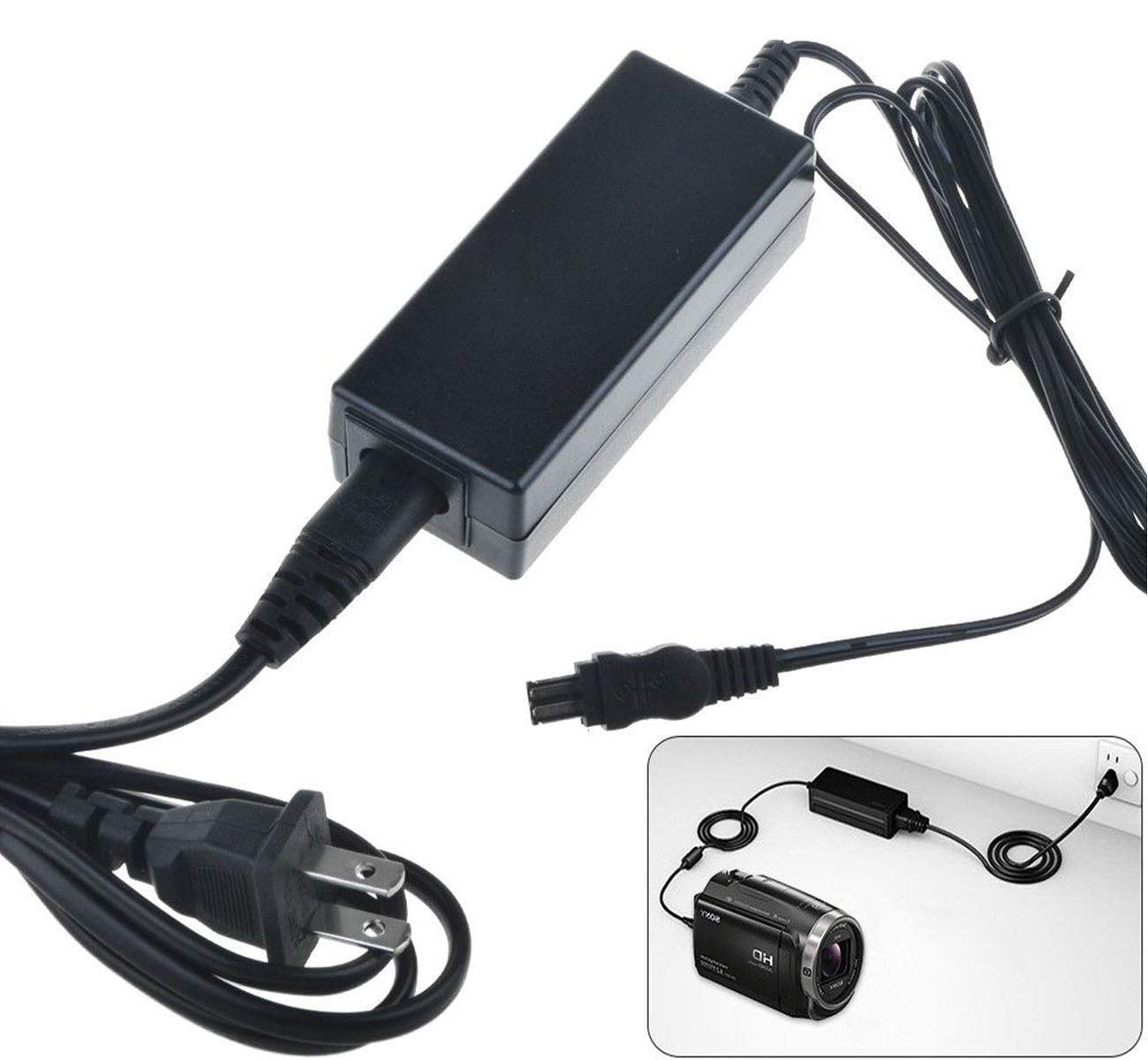 Original Sony PXW-Z150 XDCAM Camcorder AC Power Adapter Charger - Replacement Power Supply for Professional Video Recording & Live Streaming