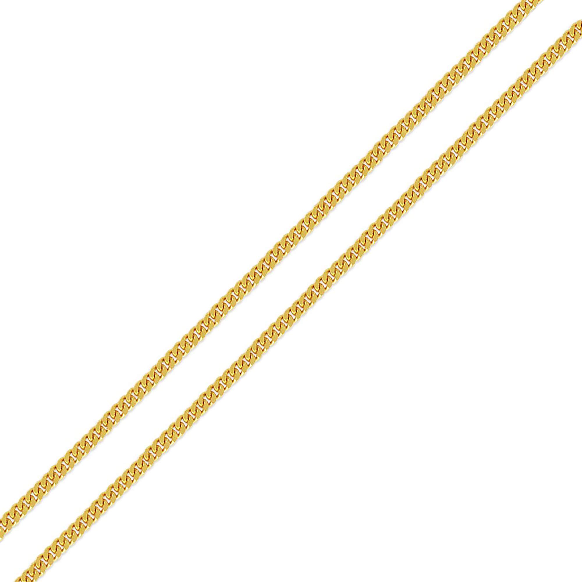 14K Solid Gold Chain Necklace for Men & Women - Thin 0.5mm to 2mm Thick Curb Link Necklace (16, 18, 20, 22, 24 Inch) - Perfect for Everyday Wear, Gifts & Layering Jewelry