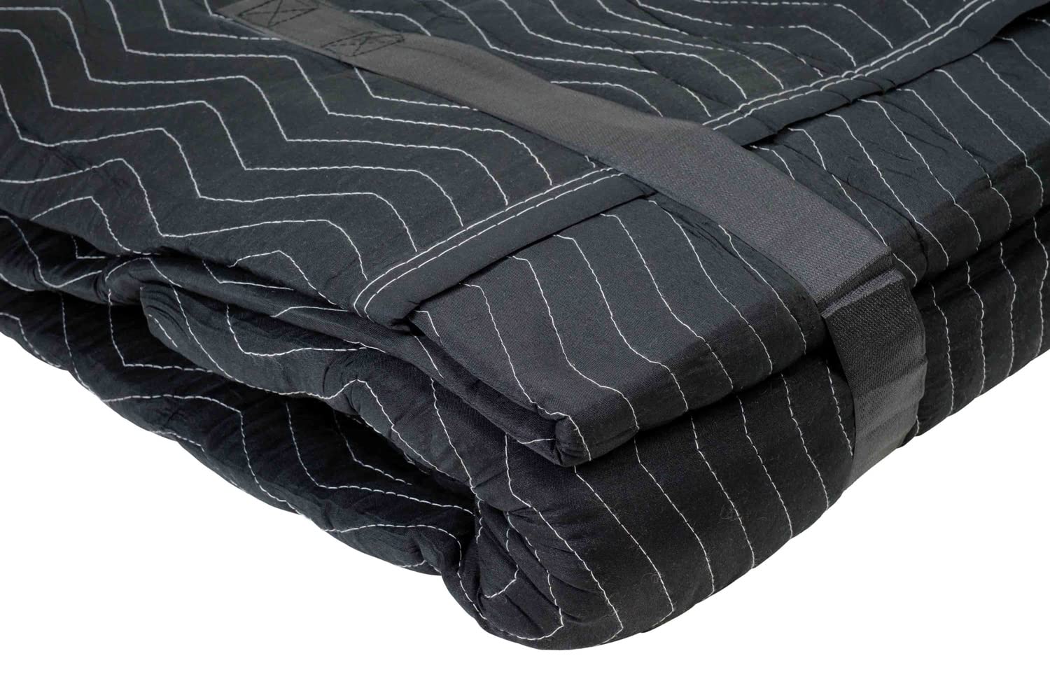 Mytee 2 Pack Black Quilted Refrigerator Cover - Waterproof Outdoor Fridge Protector, Adjustable Furniture Pad for Moving & Storage (38