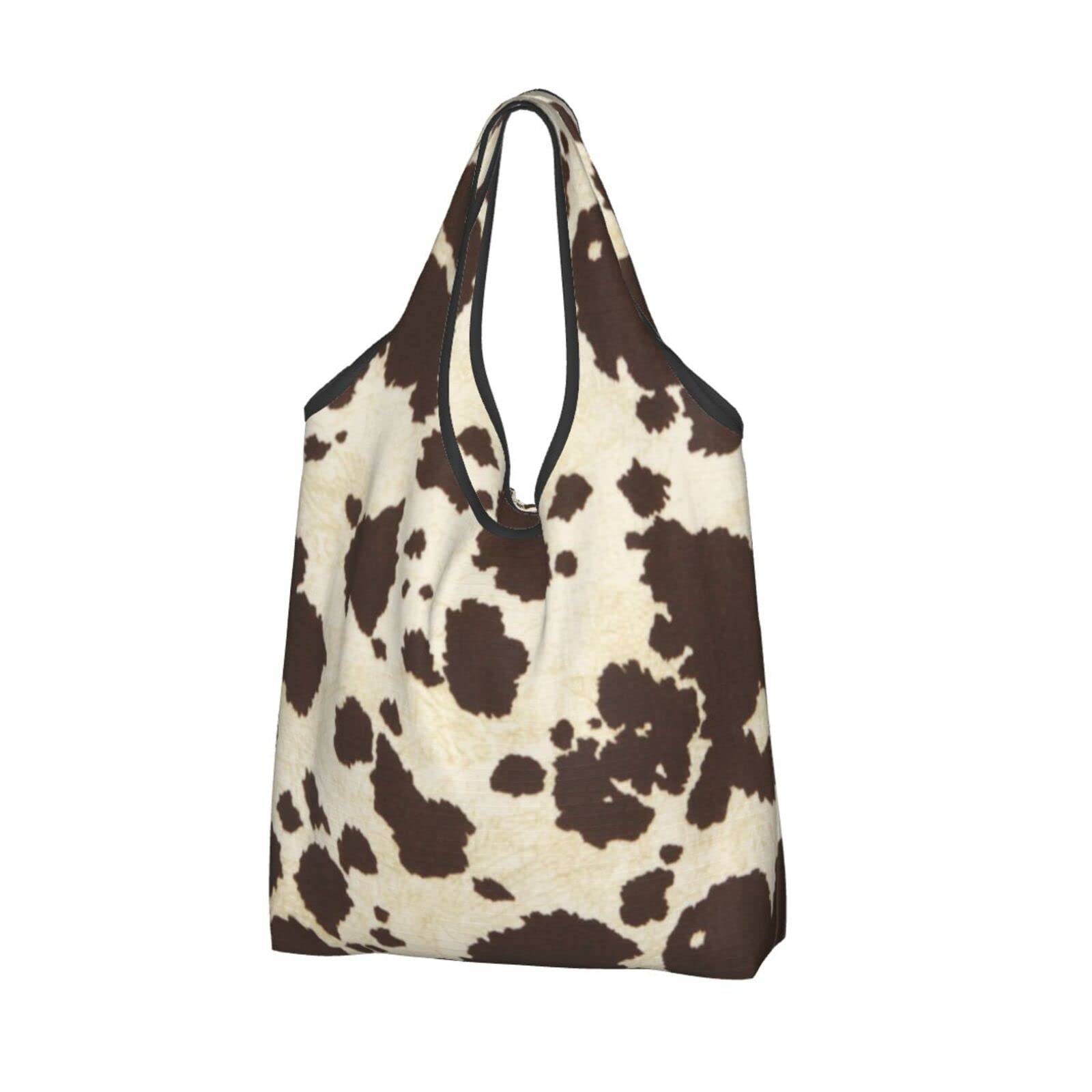 **Foldable Reusable Shopping Bags - Large Durable Grocery Bags, Waterproof & Washable Storage Shoulder Tote for Groceries, Travel & Beach**