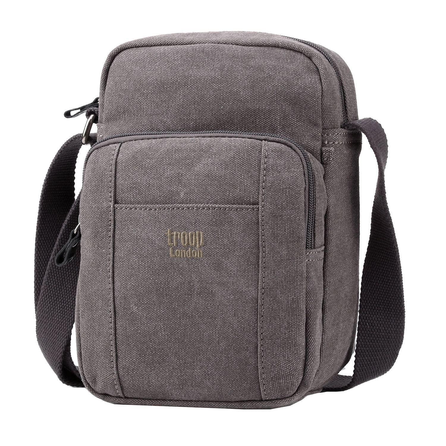 Troop London TRP0370 Crossbody Bag - Stylish & Lightweight for Travel & Daily Use