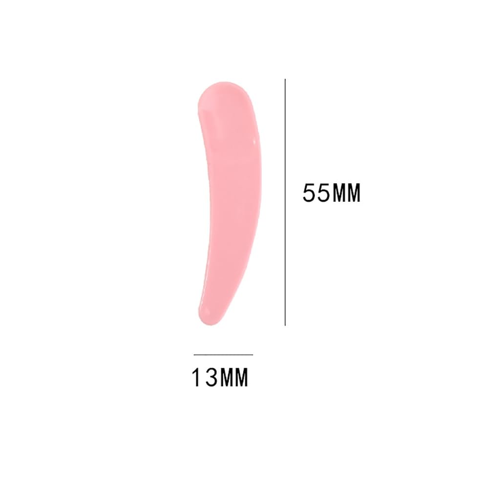 GSHLLO 300 Pcs Mini Plastic Makeup Spatulas - Small Cosmetic Scoops for Face Cream, Mask & Lotion Application - Perfect for Mixing, Sampling & Skincare Routine - Ideal for DIY Beauty, Salon Use & Travel
