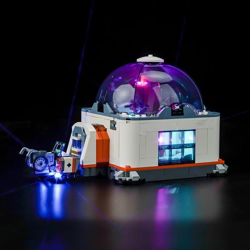 LEGO Space Science Lab 60439 Light Kit - DIY Building Blocks Lighting Set for Space Station Models - Perfect for Night Display & STEM Education Projects