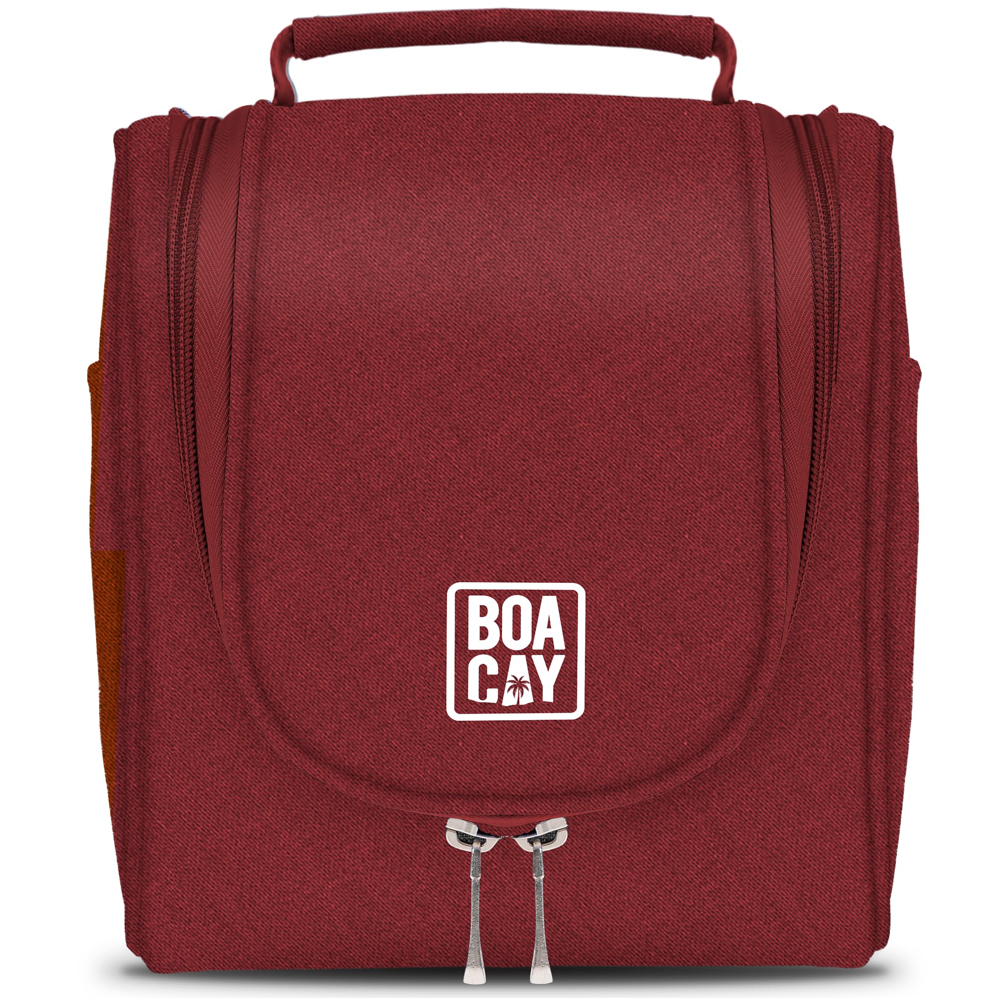 BOACAY Small Hanging Travel Toiletry Bag for Women & Men - Waterproof Makeup Organizer with Hooks, Perfect Cosmetic Bag for Bathroom, Shower & Travel Essentials - Ideal for Camping, Gym & Vacation Packing