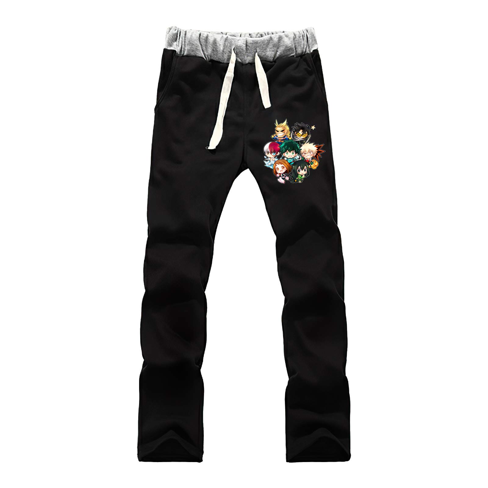 **My Hero Academia Deku Anime Sweatpants for Men - Soft & Comfortable Joggers with Anime Print - Perfect for Cosplay, Lounge Wear, and Casual Outfits**