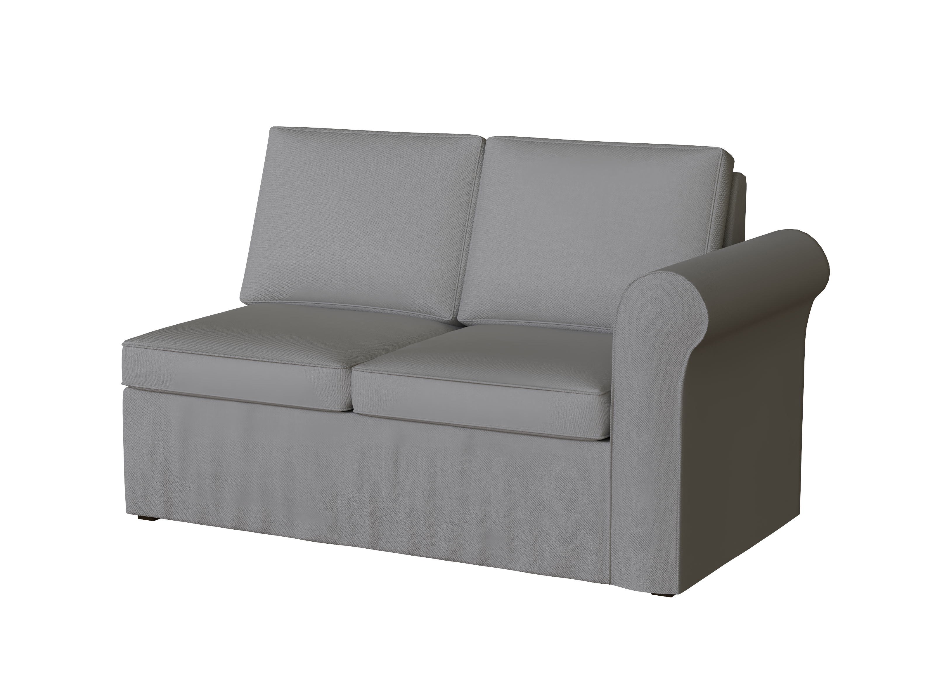 PB Cameron Roll Arm Right Arm Loveseat Cover - Slipcover for Sectional Sofa Components | Perfect for Living Room Furniture Protection & Style Upgrade