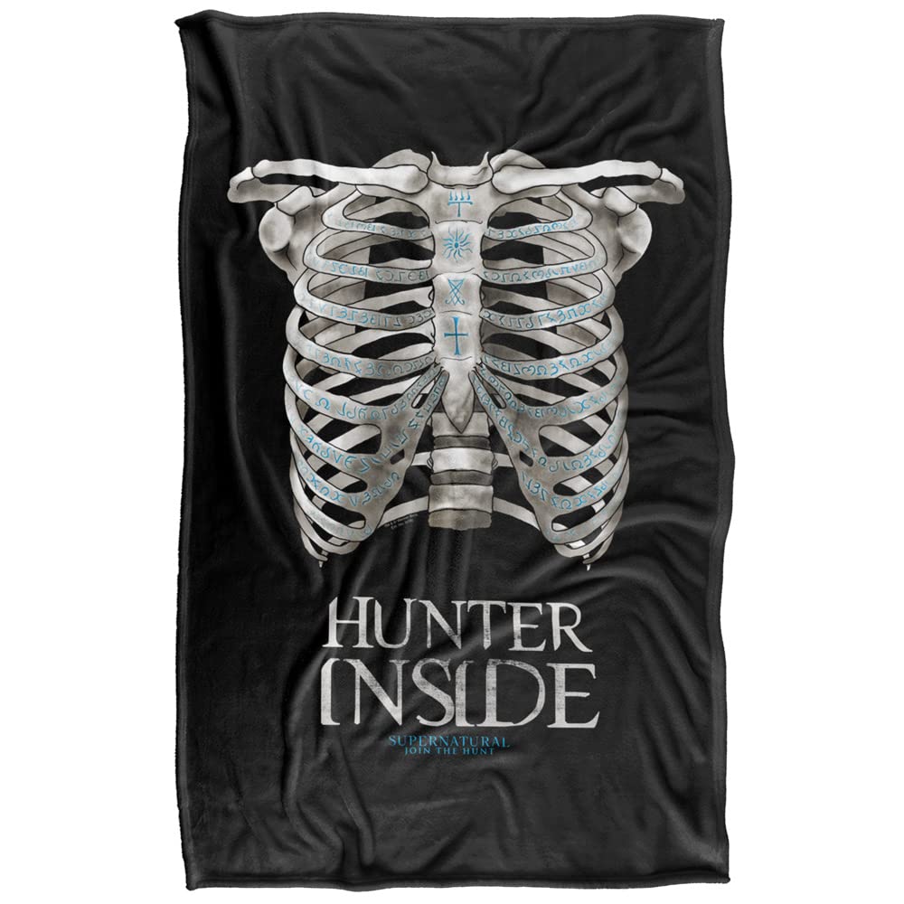 Supernatural Hunter Inside Silky Touch Super Soft Throw Blanket 36