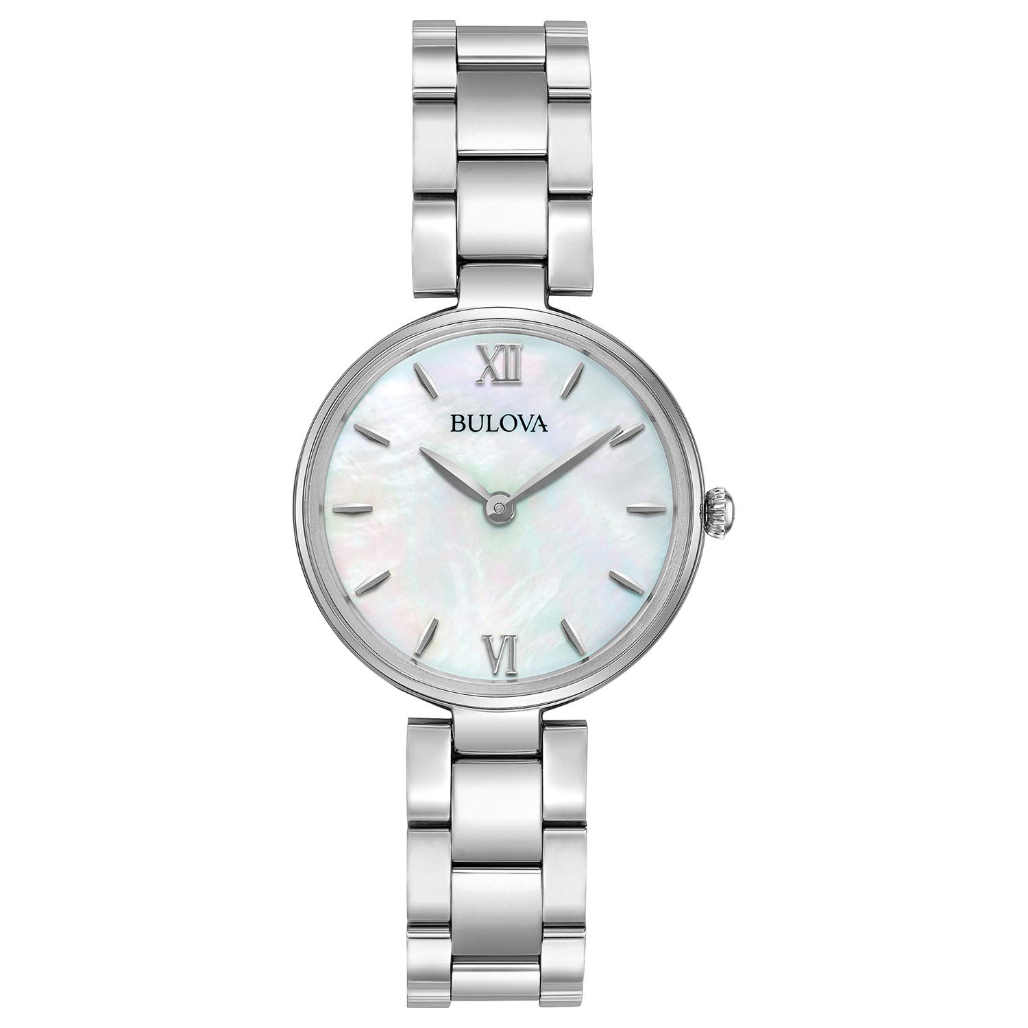 Bulova Women's Watch - Elegant Stainless Steel Dress Watch with Crystal Accents | Perfect for Office, Date Night & Special Occasions