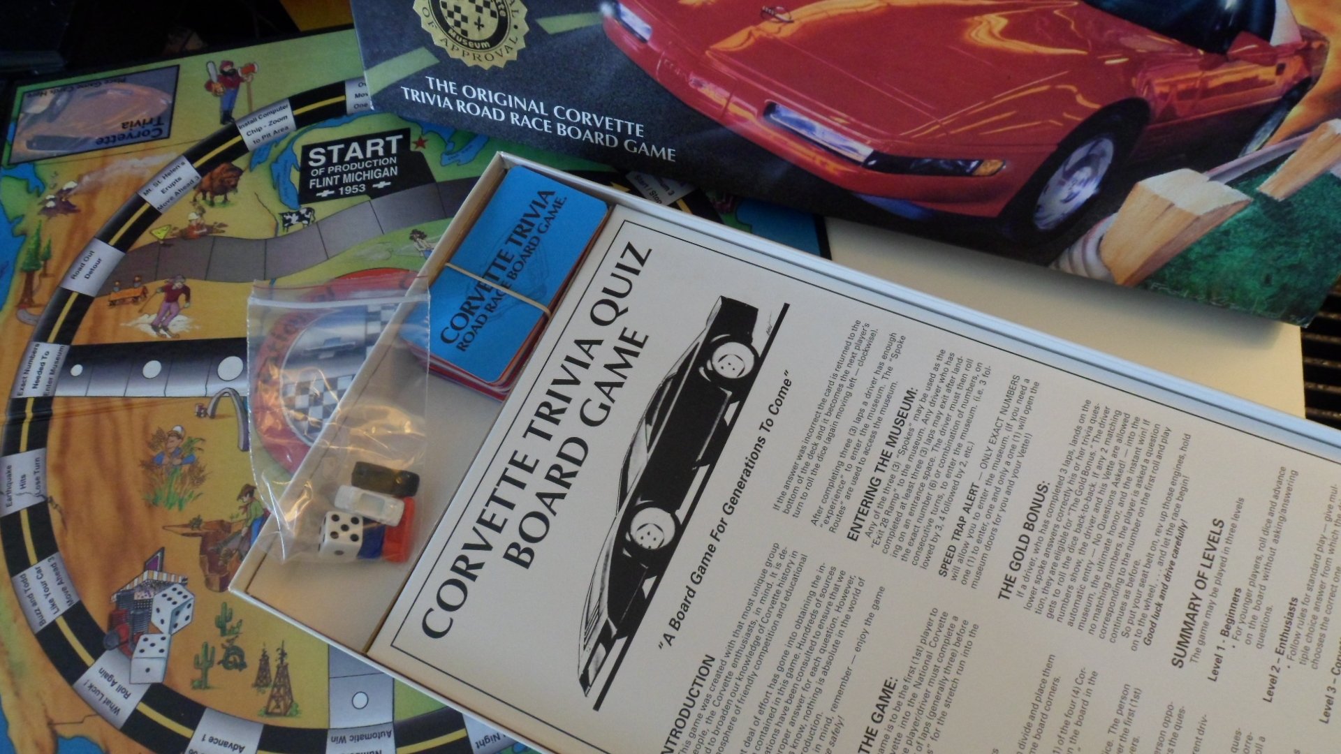 Corvette Trivia Quiz Game - Fun Road Racing Challenge for Car Enthusiasts | Perfect for Parties, Car Shows & Family Game Nights