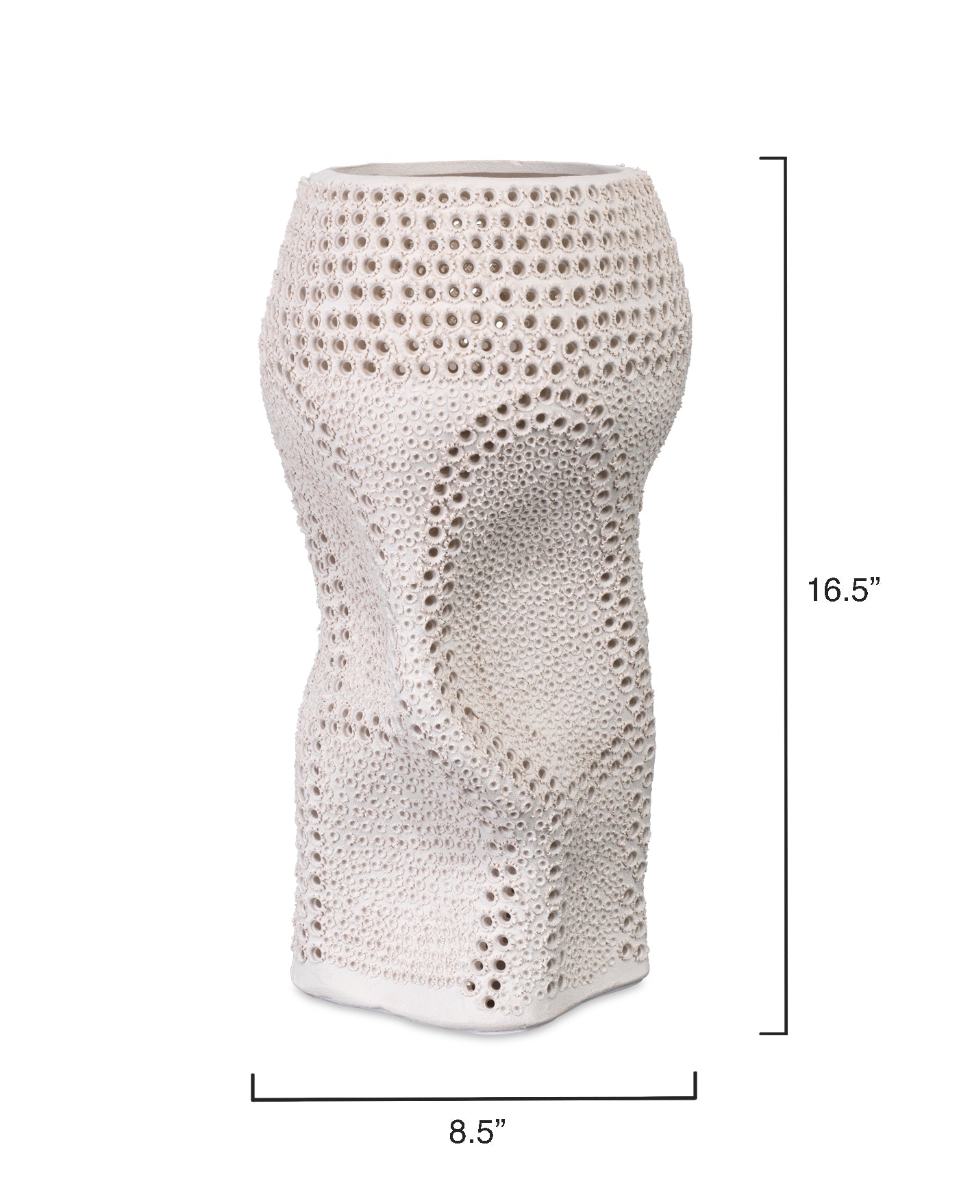 White Night Sky Vase - Elegant Celestial Home Decor for Living Room, Bedroom & Wedding Centerpieces