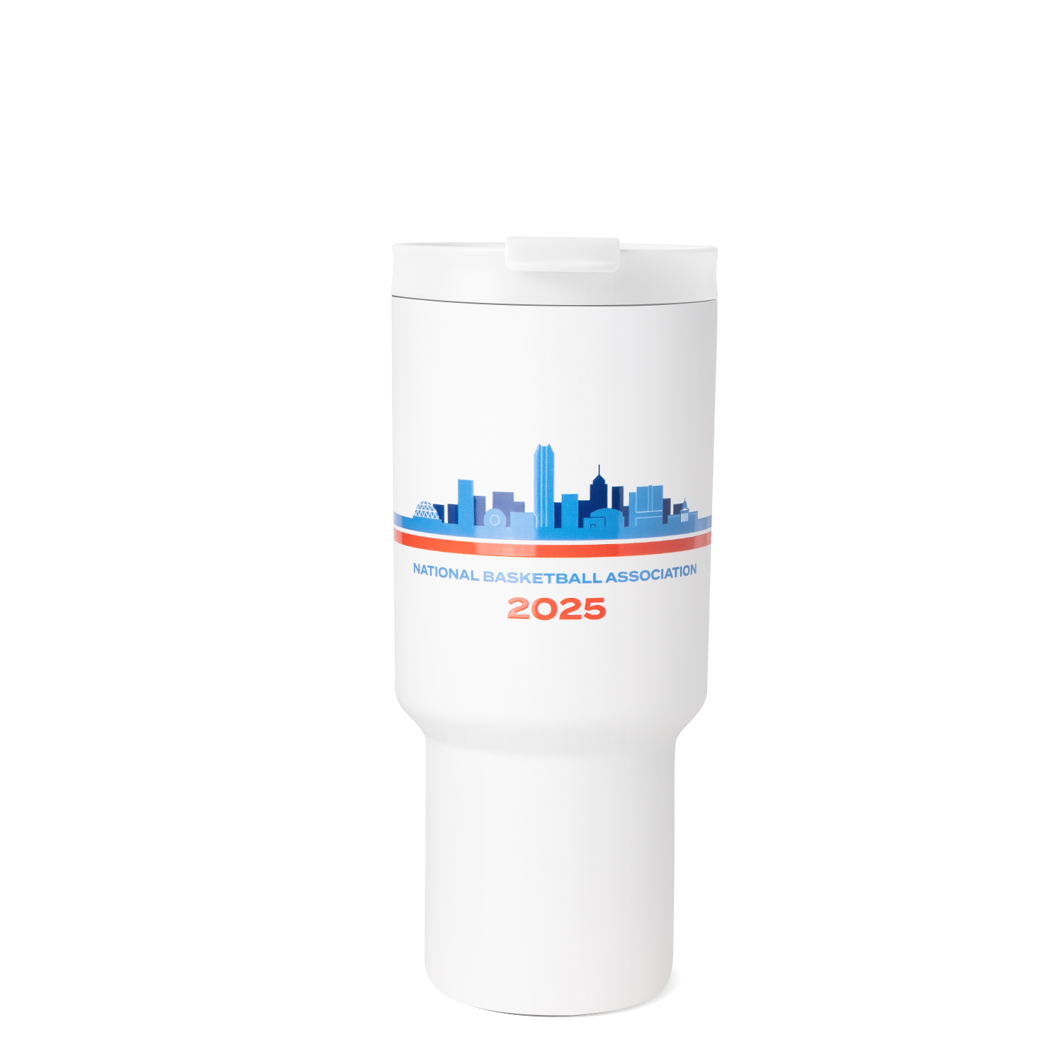 NBA Trek Insulated Tumbler with Flip Lid - 20oz Stainless Steel Travel Mug for Hot & Cold Drinks - Perfect for Basketball Fans, Gym, Office & Outdoor Adventures