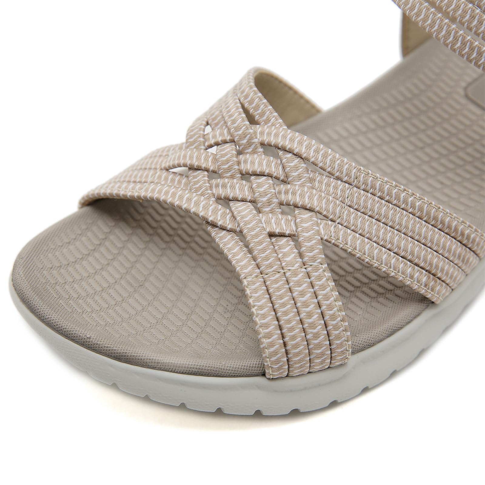 **Touchmosees Women's Ankle Strap Hiking Sandals - Comfortable Athletic Walking Sandals for Summer & Beach - Perfect for Outdoor Adventures, Travel & Casual Wear**