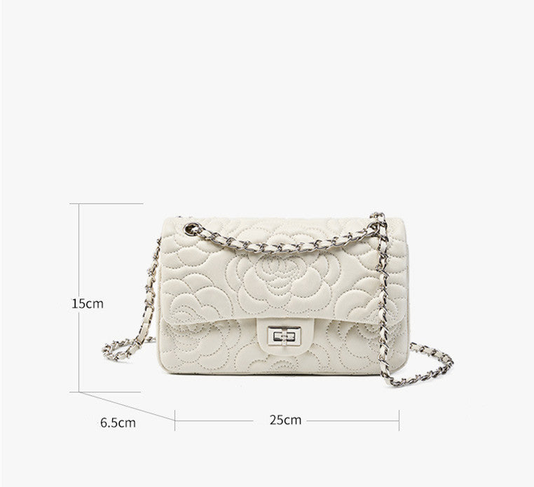 Quilted Chain Shoulder Bag for Women - Fashion Crossbody Purse with Adjustable Strap, Perfect for Work, Travel & Evening Out