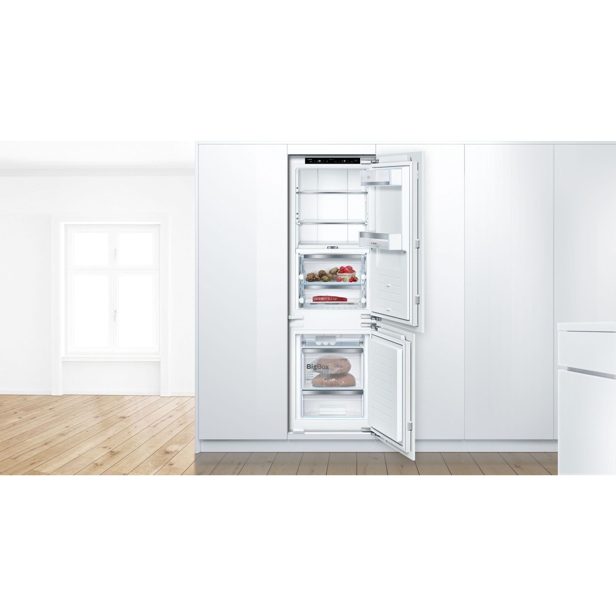 Bosch Built-In Refrigerator - Panel Ready Stainless Steel Smart Fridge (B09IB91NSP) - Perfect for Modern Kitchens and Open-Concept Homes