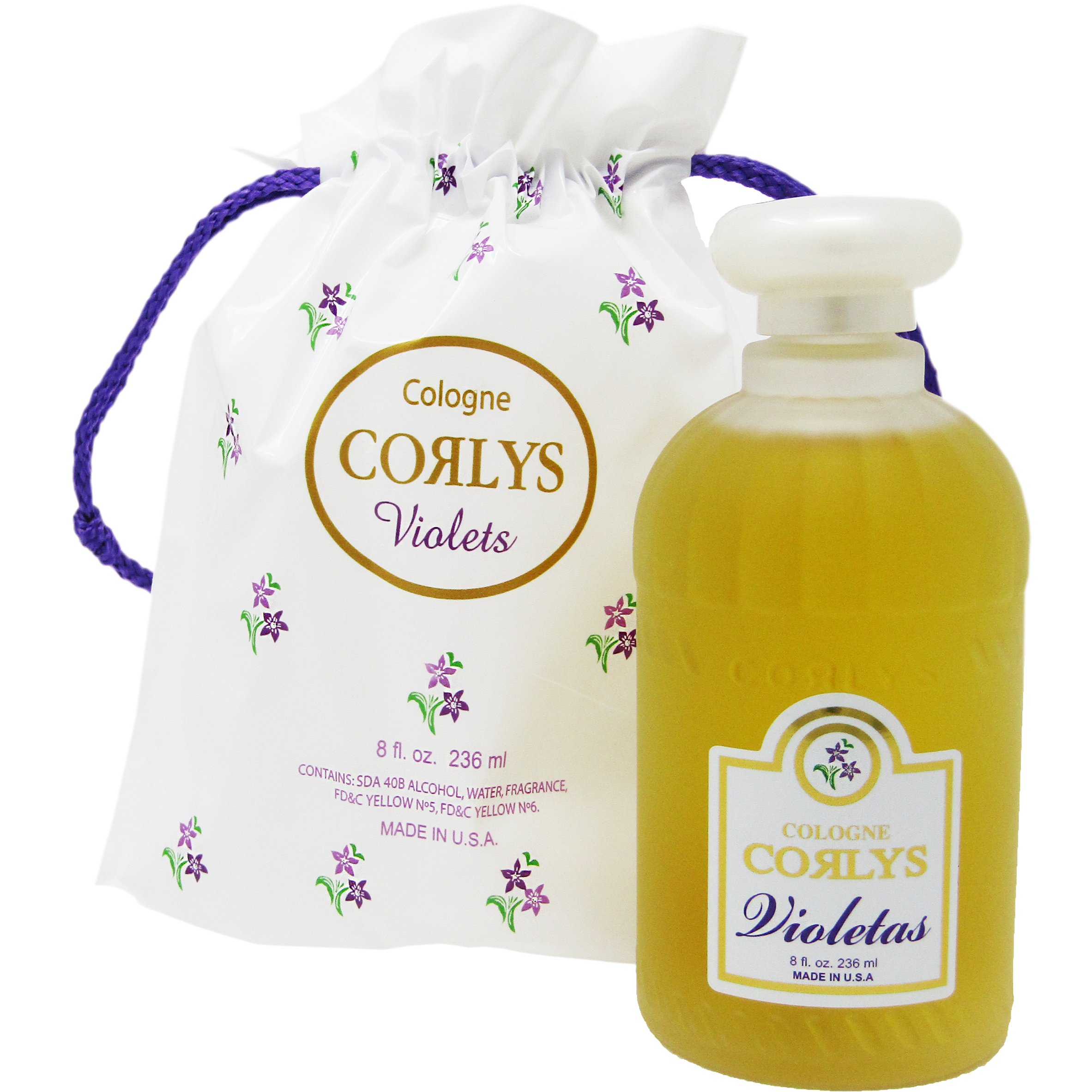 ELP ESSENTIAL Corlys Baby Cologne 8oz - Violet Scented Perfume for Infants | Cuban-Inspired Fragrance | Gentle for Newborns & Toddlers | Perfect for Daily Use, Special Occasions & Baby Showers