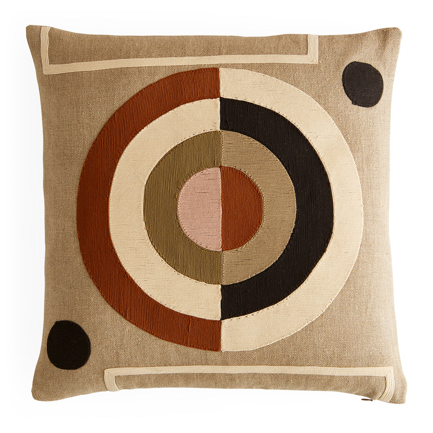 Monterey Bullseye Pillow - Soft & Stylish Throw Pillow for Couch, Bed, or Home Decor - Perfect for Living Room, Bedroom & Office