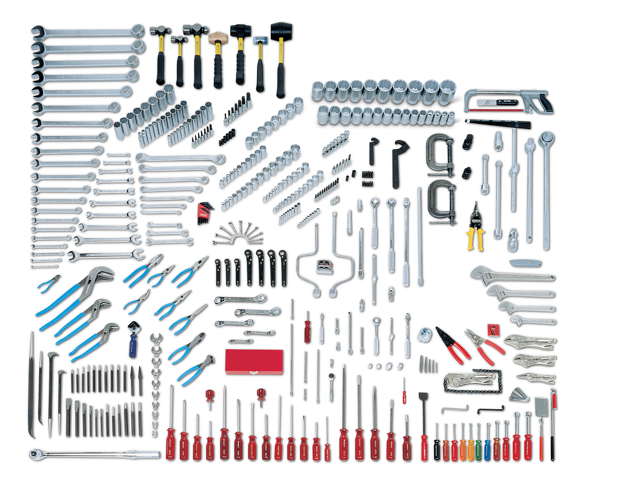 Wright Tool 102 425-Piece Mega Fractional Master Set - Professional Mechanics Tool Kit for Automotive Repair & Home Improvement Projects