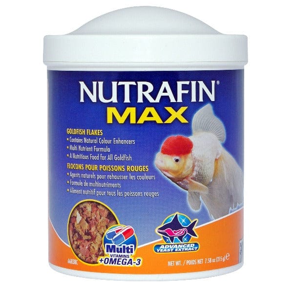 Nutrafin Max Goldfish Flakes - Premium Fish Food for Goldfish with Enhanced Nutrition | Ideal for Daily Feeding & Aquarium Maintenance