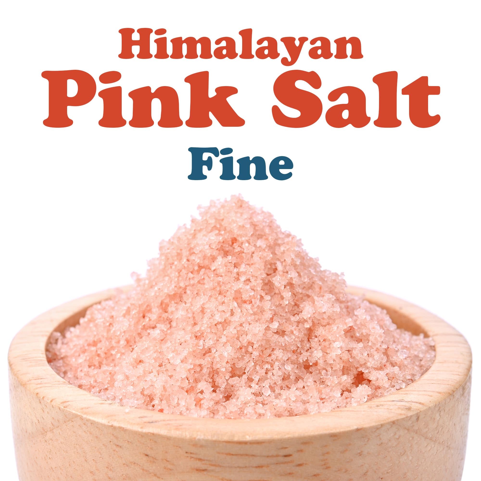 Food to Live Himalayan Pink Salt, 20 Pounds – Fine Grind, Pure & Natural, No Additives, Vegan, Kosher, Bulk Sea Salt | Rich in 84 Essential Minerals | Perfect for Cooking, Baking, Seasoning & Salt Shakers | Ideal for Home Chefs, Restaurants & Healthy Lifestyle