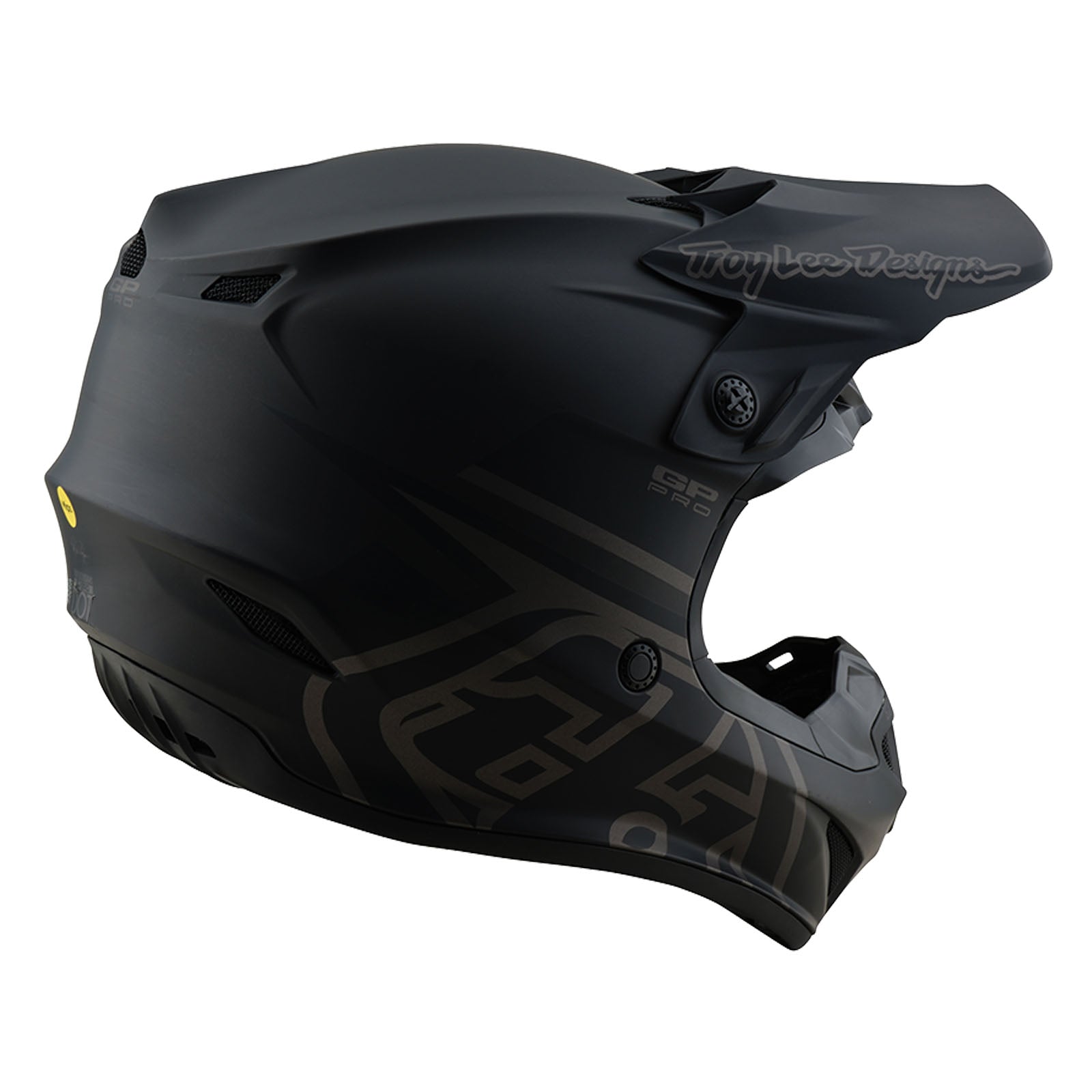 Youth GP Pro Bike Helmet with MIPS Technology - Mono Black - Lightweight & Safe Cycling Helmet for Kids & Teens - Perfect for Mountain Biking, Road Cycling & Outdoor Sports