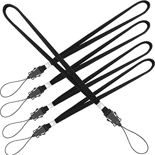 5 Pack Detachable Lanyards-black