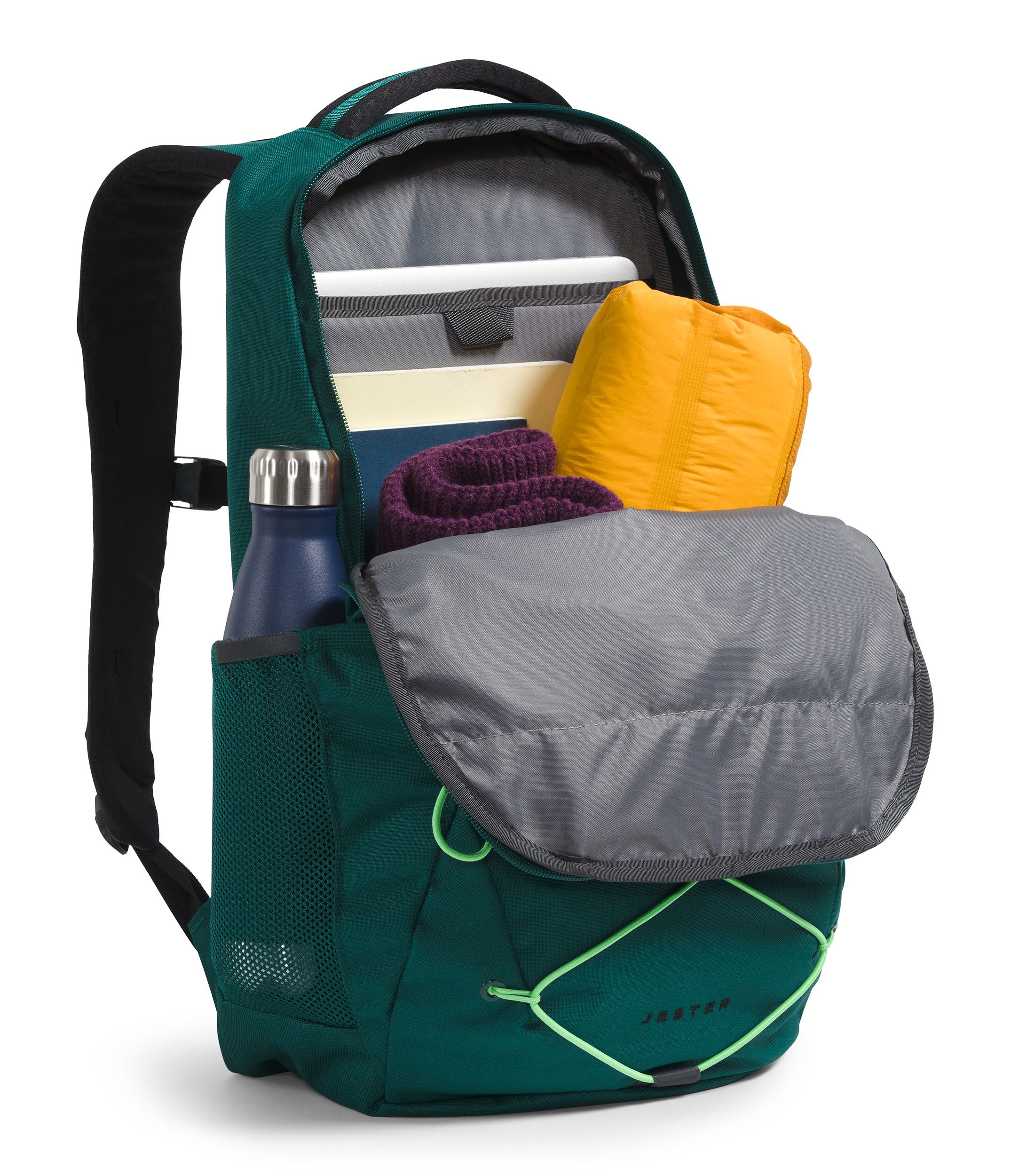 The North Face Jester Backpack - Durable School & Travel Backpack for Men & Women - Water-Resistant Laptop Backpack with USB Port - Perfect for College, Hiking & Commuting