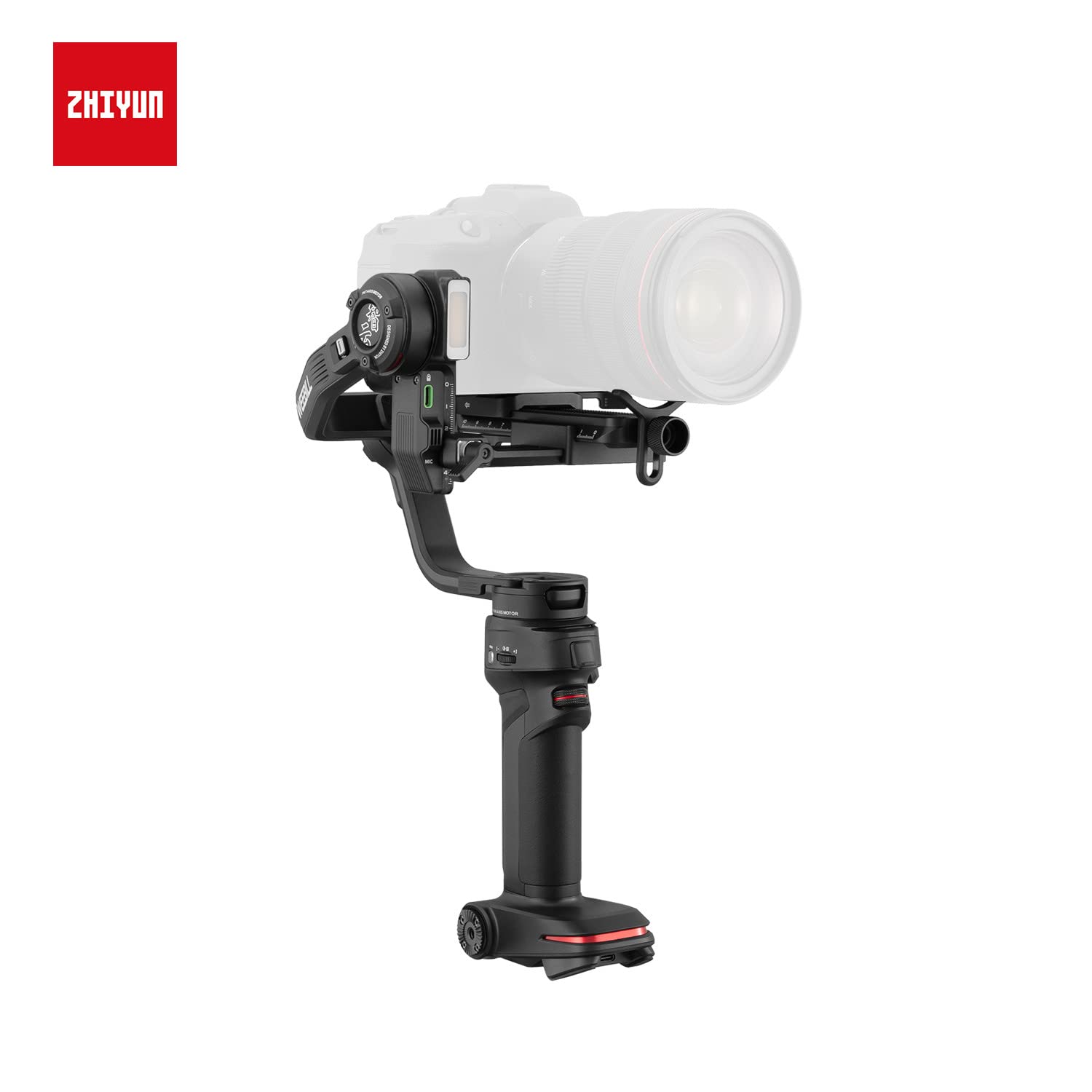 ZHIYUN Weebill 3 Professional 3-Axis Gimbal Stabilizer for DSLR & Mirrorless Cameras | Black | 2-Year Official Warranty | Perfect for Vlogging, Travel Filming & Live Streaming