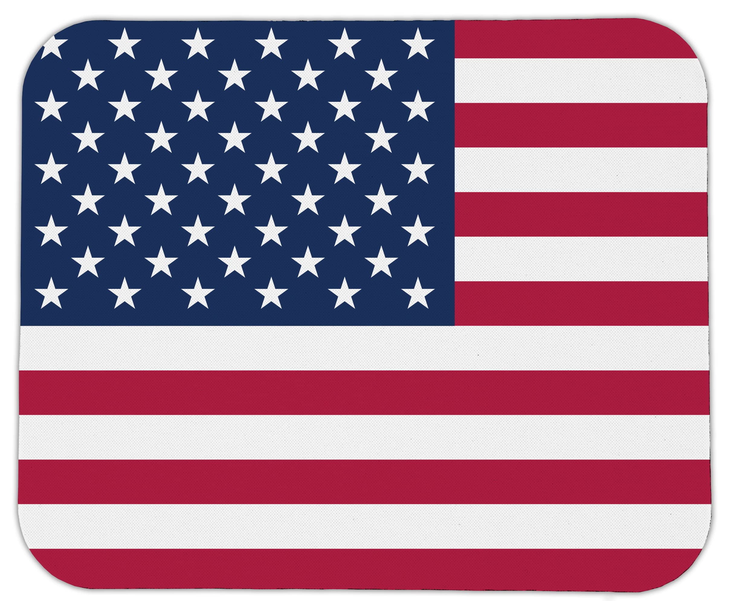 USA Flag Mouse Pad - Patriotic Non-Slip Desk Mat for Computers & Gaming - Perfect for Office, Home & Gaming Setup