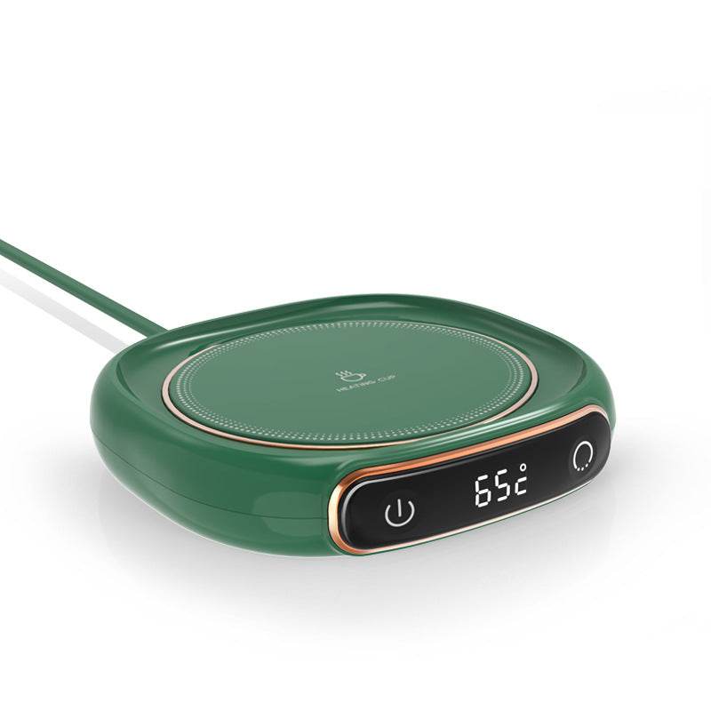 Smart Coffee Mug Warmer with LED Temperature Display - Perfect for Office, Home & Travel Use
