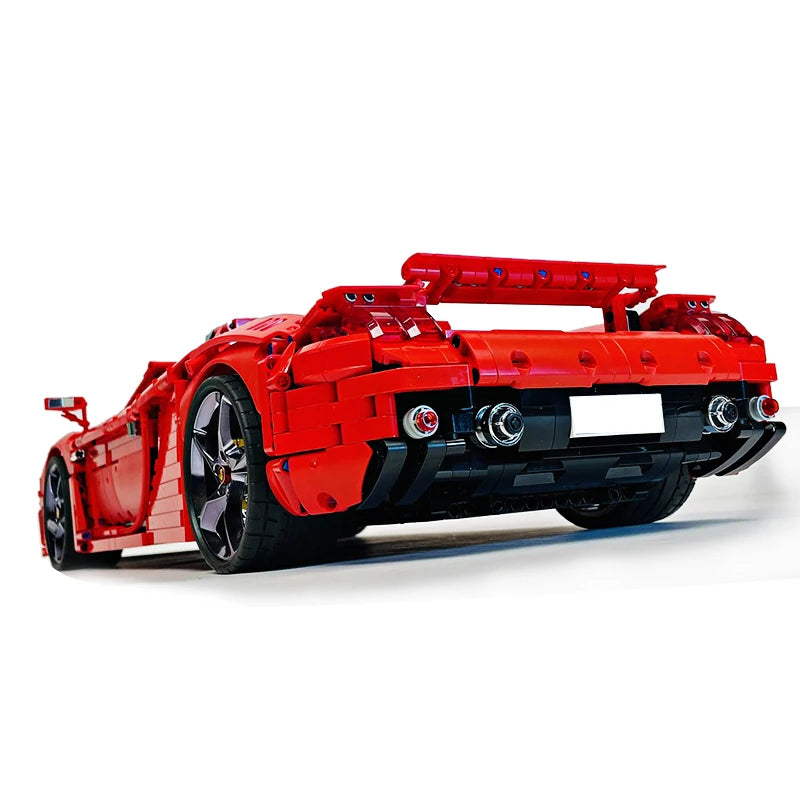 3797PCS MOC 131400 Porsche Carrera GT Building Blocks Set - Premium Collector's Model Car Kit for Adults & Teens - Perfect for Display, Gifts & DIY Car Enthusiasts