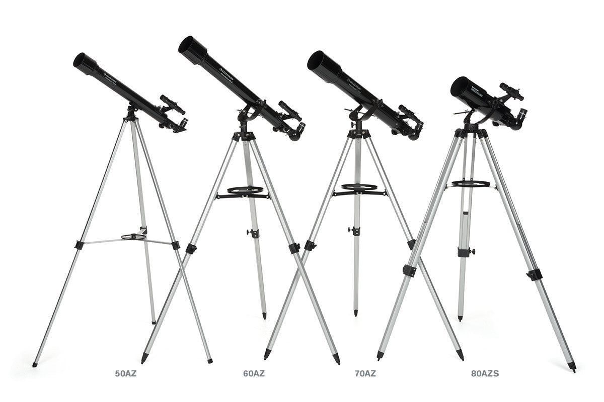 Refurbished PowerSeeker 50AZ Telescope - Portable Astronomy Telescope for Beginners, Adults & Kids - Perfect for Stargazing, Moon Watching & Backyard Exploration