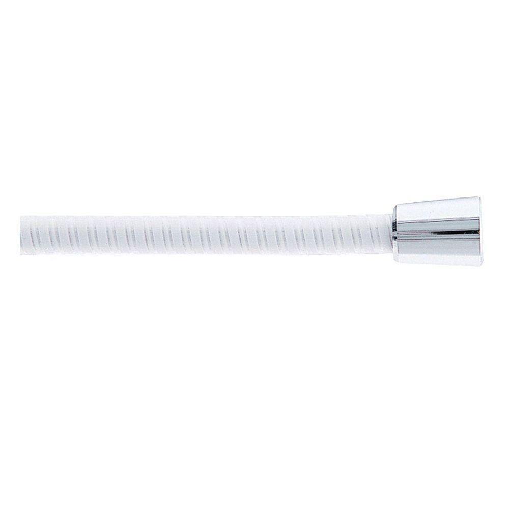 Delta 40-Inch UltraFlex Hand Shower Hose - Chrome Finish with White/White Ribbon (Model 561353) - Perfect for Bathroom, Spa & Relaxation Use