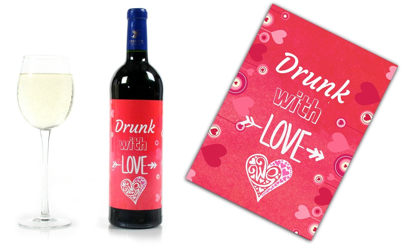 Elegant Wine Bottle Labels for Weddings & Parties - Perfect for Bridal Showers & Bachelorette