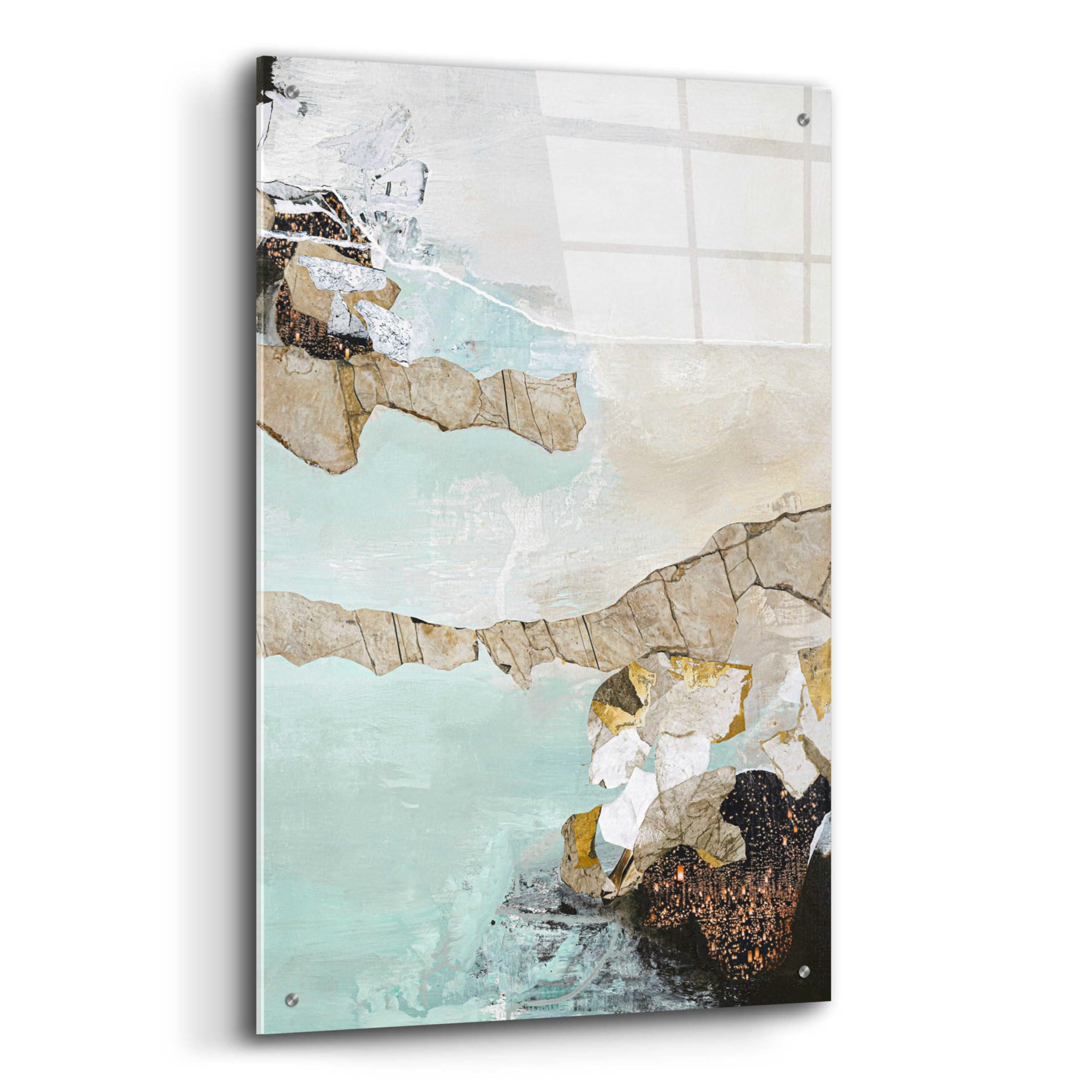Epic Art 'Art Piece 1' by Design Fabrikken - Premium Acrylic Glass Wall Art 24x36 Inches - Modern Home & Office Decor for Living Room, Bedroom, or Workspace
