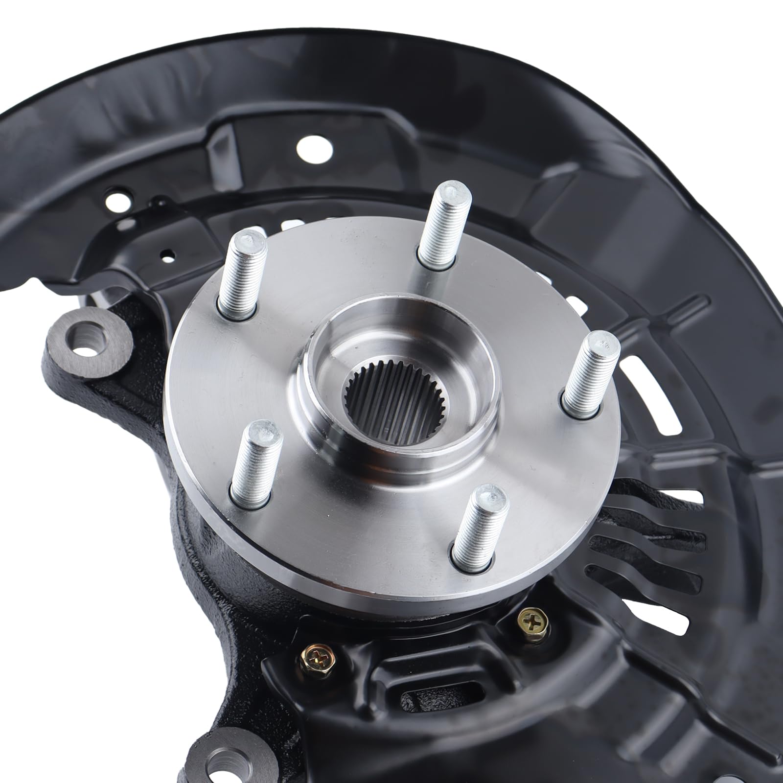 FEIDKS 698-431 Steering Knuckle & Wheel Hub Bearing Assembly - Compatible with 2011-2013 Toyota Sienna L4 2.7L & 2011-2017 Sienna V6 3.5L - Front Left/Driver Side Replacement Part - Perfect for Smooth Steering & Safe Driving