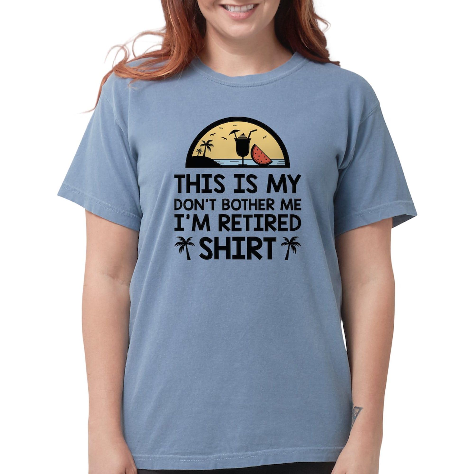 Comfort Colors Women's 'I'm Retired' T-Shirt by CafePress - Soft Cotton Tee for Retirement Parties & Relaxing Days